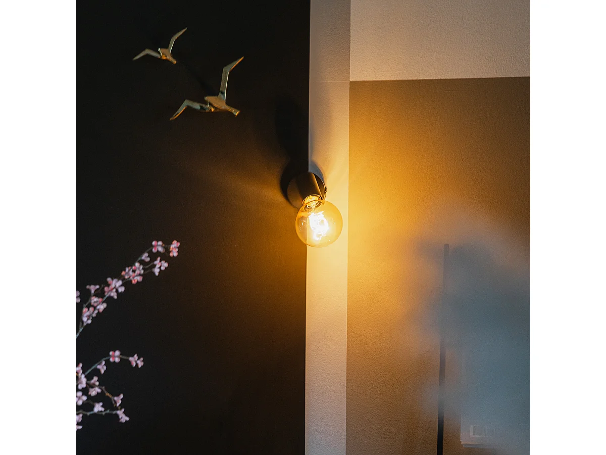 Spot moderne noir orientable - Facil