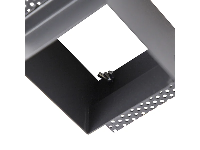 Spot encastré noir inclinable et orientable sans bordure - Oneon Honey