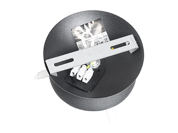 Plafonnier Art Déco noir avec verre doré - pallon