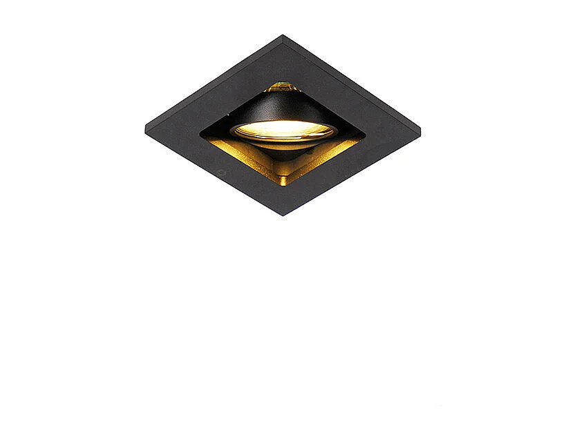 Spot encastrable intelligent noir avec WiFi GU10 réglable - Qure