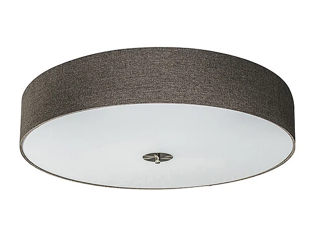 Plafonnier Country taupe 70 cm - Drum Jute