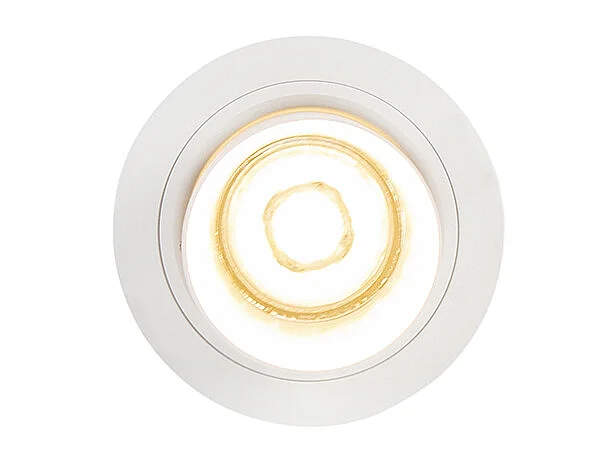 Spot encastré rond blanc orientable moderne - Installa