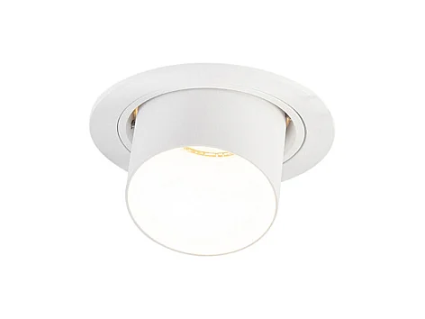 Spot encastré rond blanc orientable moderne - Installa