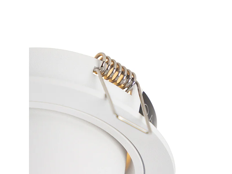 Spot encastré rond blanc orientable moderne - Installa