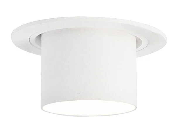 Spot encastré rond blanc orientable moderne - Installa