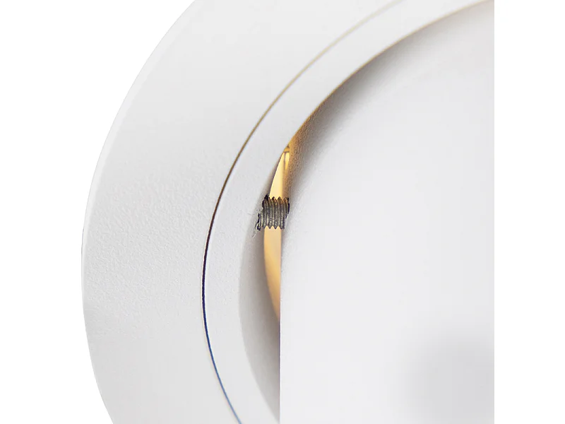 Spot encastré rond blanc orientable moderne - Installa