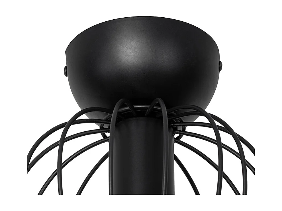 Plafonnier moderne filaire noir - Palica