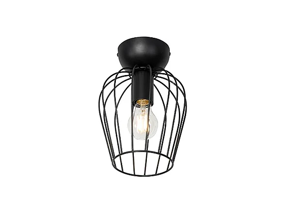 Plafonnier moderne filaire noir - Palica