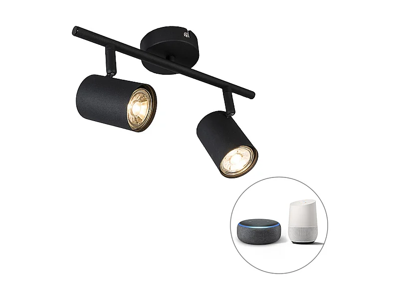 Smart spot noir inclinable incl.2 WiFi GU10 - Jeana 2