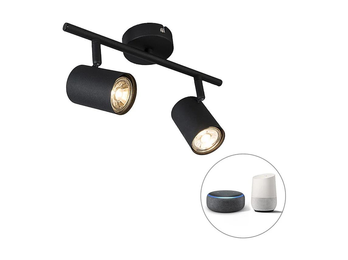 Smart spot noir inclinable incl.2 WiFi GU10 - Jeana 2