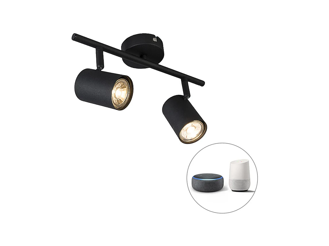 Smart spot noir inclinable incl.2 WiFi GU10 - Jeana 2