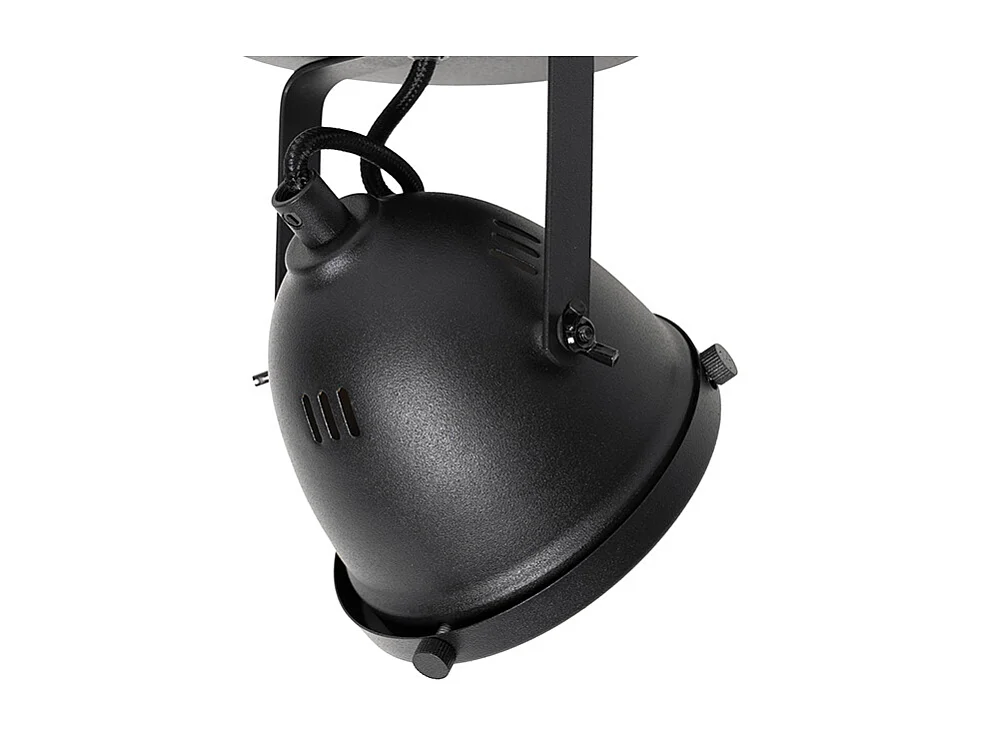 Spot industriel noir orientable - Emado