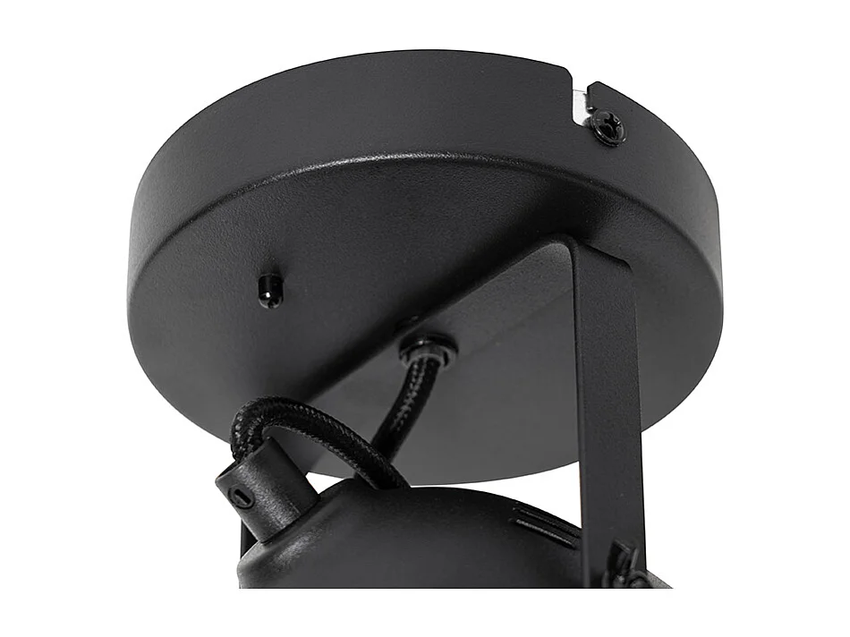 Spot industriel noir orientable - Emado