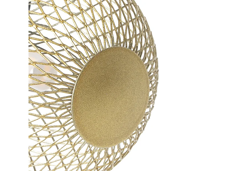 Spot noir avec or 2 lumières - Athènes Wire