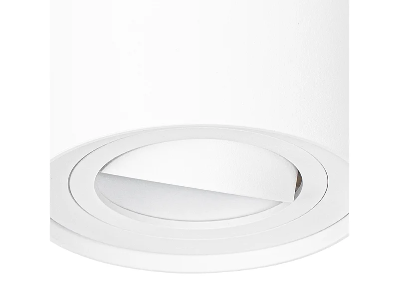 Spot plafond moderne blanc orientable et inclinable - Rondoo up
