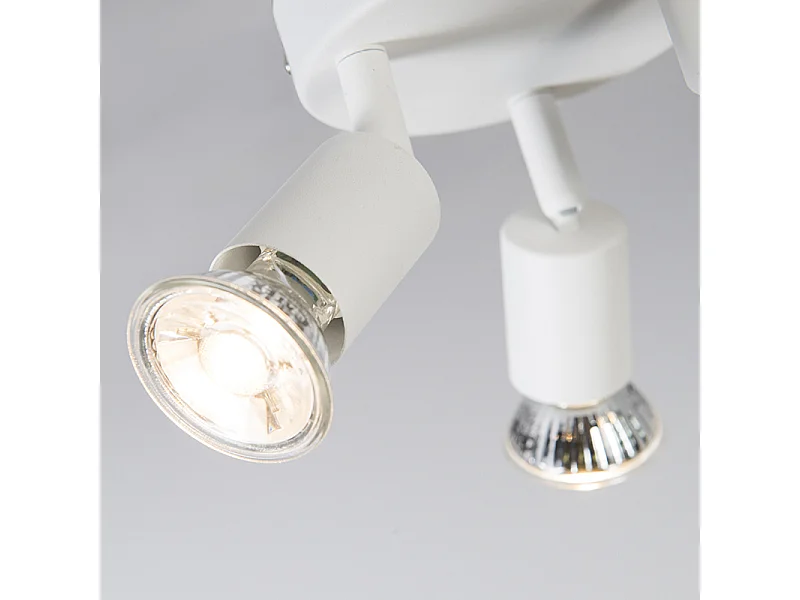 Spot moderne blanc inclinable - Jeany 3