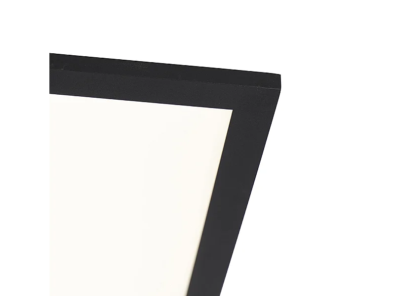 Plafonnier moderne noir 120 cm avec LED dimmable à lumière chaude - Liv
