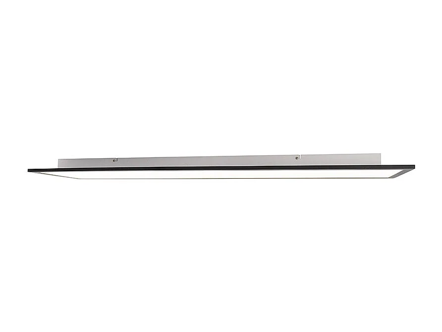 Plafonnier moderne noir 120 cm avec LED dimmable à lumière chaude - Liv
