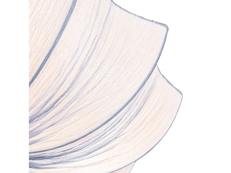 Plafonnier design gris soie 52 cm 3 lumières - Plu