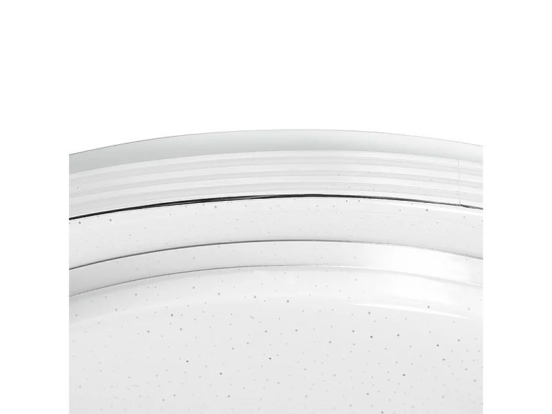 Plafonnier intelligent blanc 48 cm avec LED et variateur RGB - Jochem