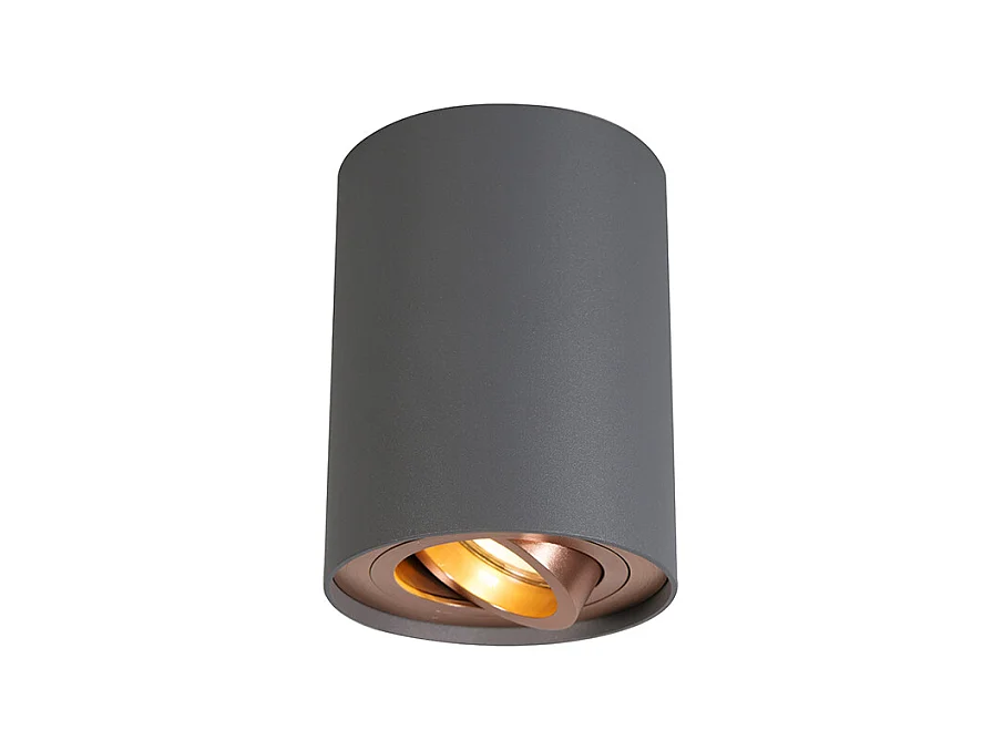 Spot gris /cuivre avec ampoule GU10 WiFi  Smart - Rondoo Up