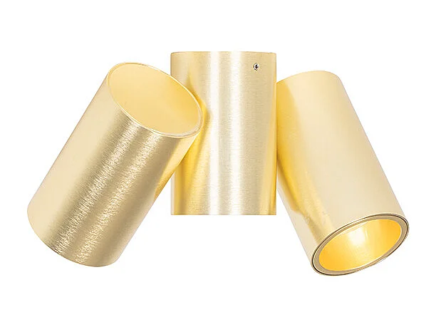 Spot design laiton 2 lumières orientable - Michael