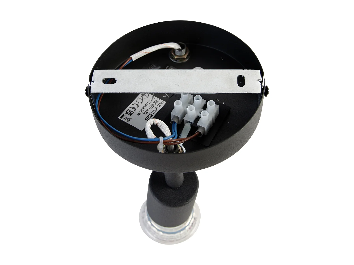 Spot industriel noir inclinable rond - Jeany 2