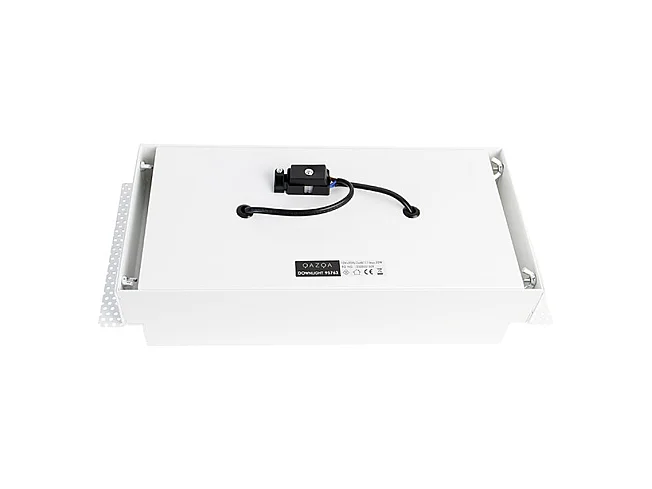 Spot encastré blanc orientable et inclinable AR111 sans bordure 2 lumières - Oneon