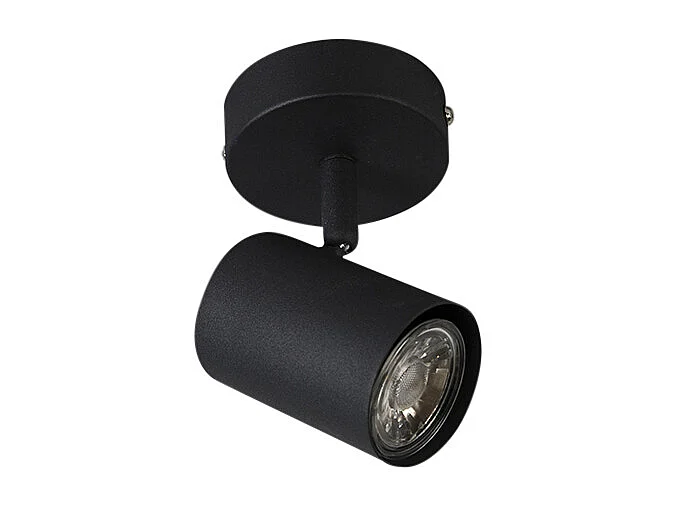 Spot de plafond moderne noir orientable - Jeana