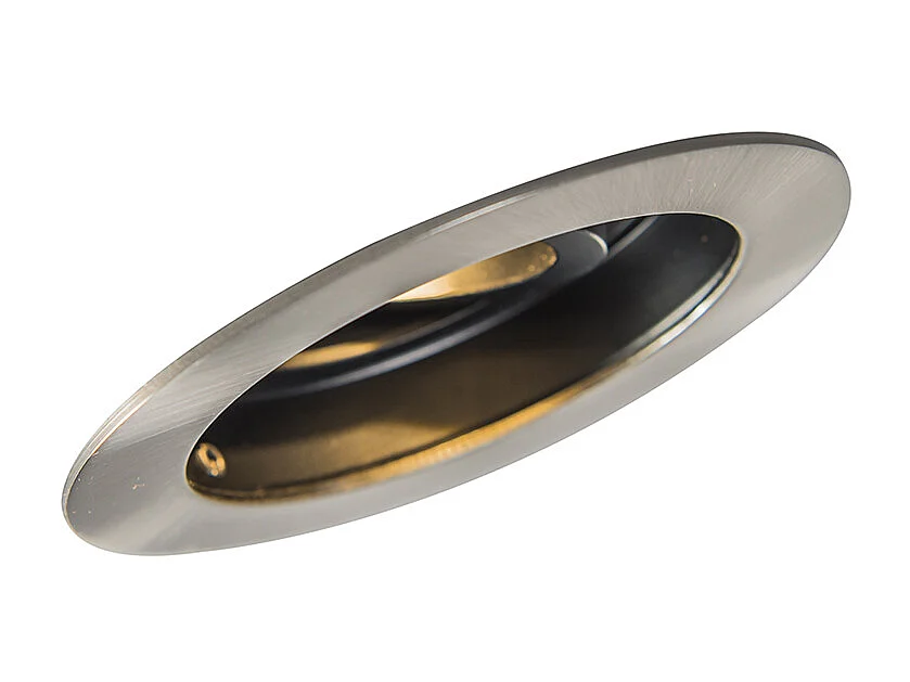 Spot encastrable Rondoo acier set de 5