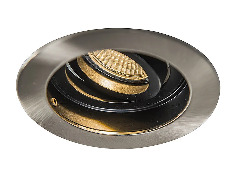 Spot encastrable Rondoo acier set de 5