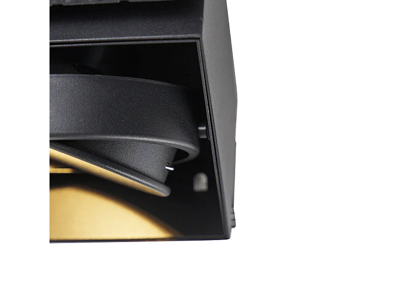 Spot encastré noir GU10 AR111 sans bordure - Oneon