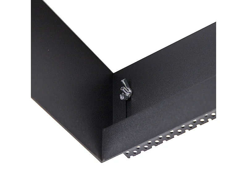 Spot encastré noir GU10 AR111 sans bordure - Oneon