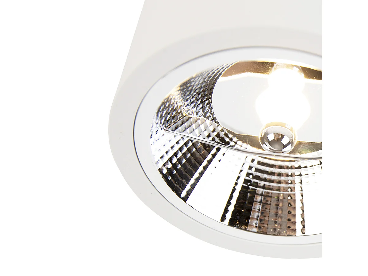 Spot en saillie moderne blanc GU10 111mm - Expert