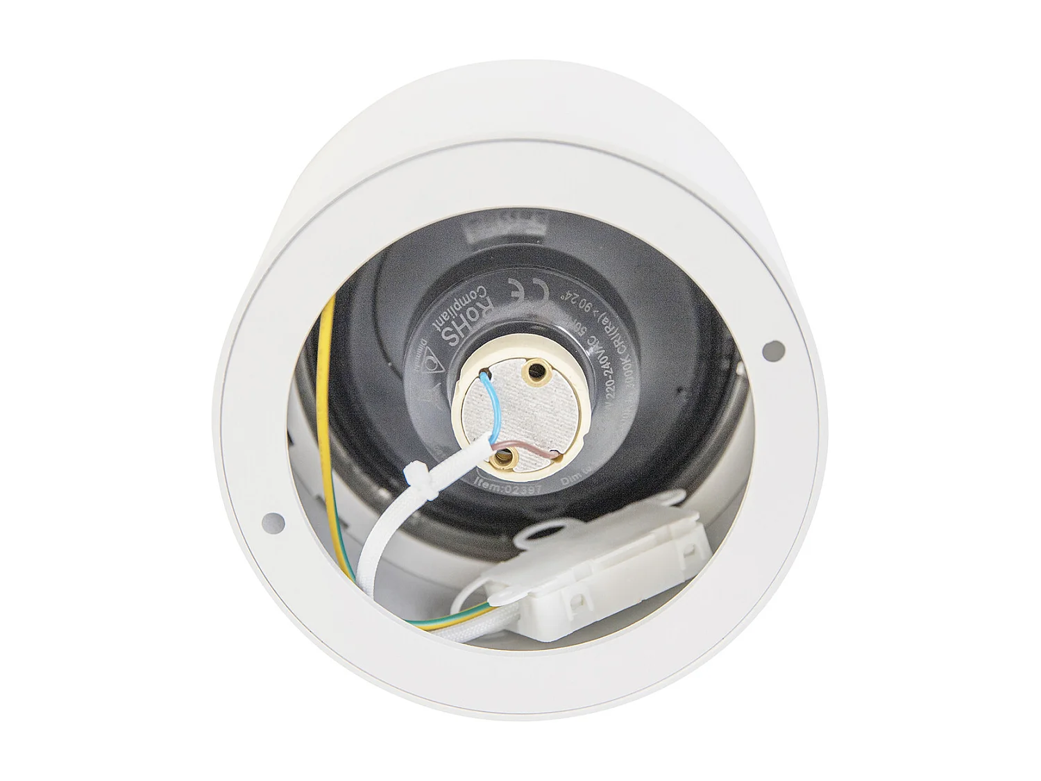 Spot en saillie moderne blanc GU10 111mm - Expert