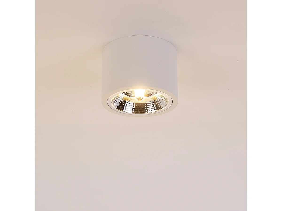 Spot en saillie moderne blanc GU10 111mm - Expert