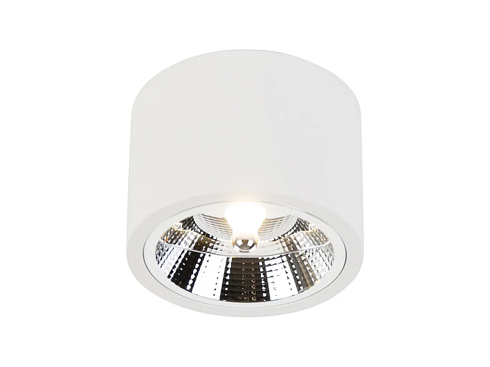 Spot en saillie moderne blanc GU10 111mm - Expert