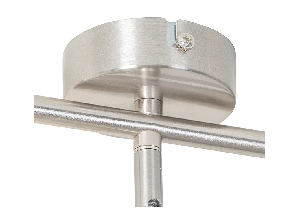 Plafonnier moderne en acier 3 lumières orientables - Jeana