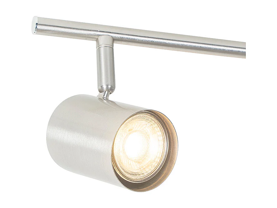 Plafonnier moderne en acier 3 lumières orientables - Jeana