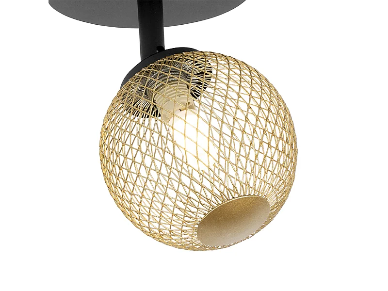 Spot noir avec or orientable - Athènes Wire