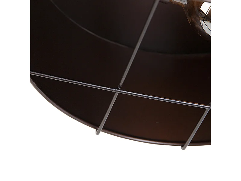 Plafonnier industriel vert 35 cm - Barril