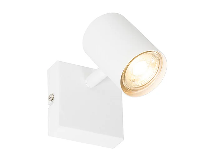 Spot moderne blanc orientable carré - Jeana