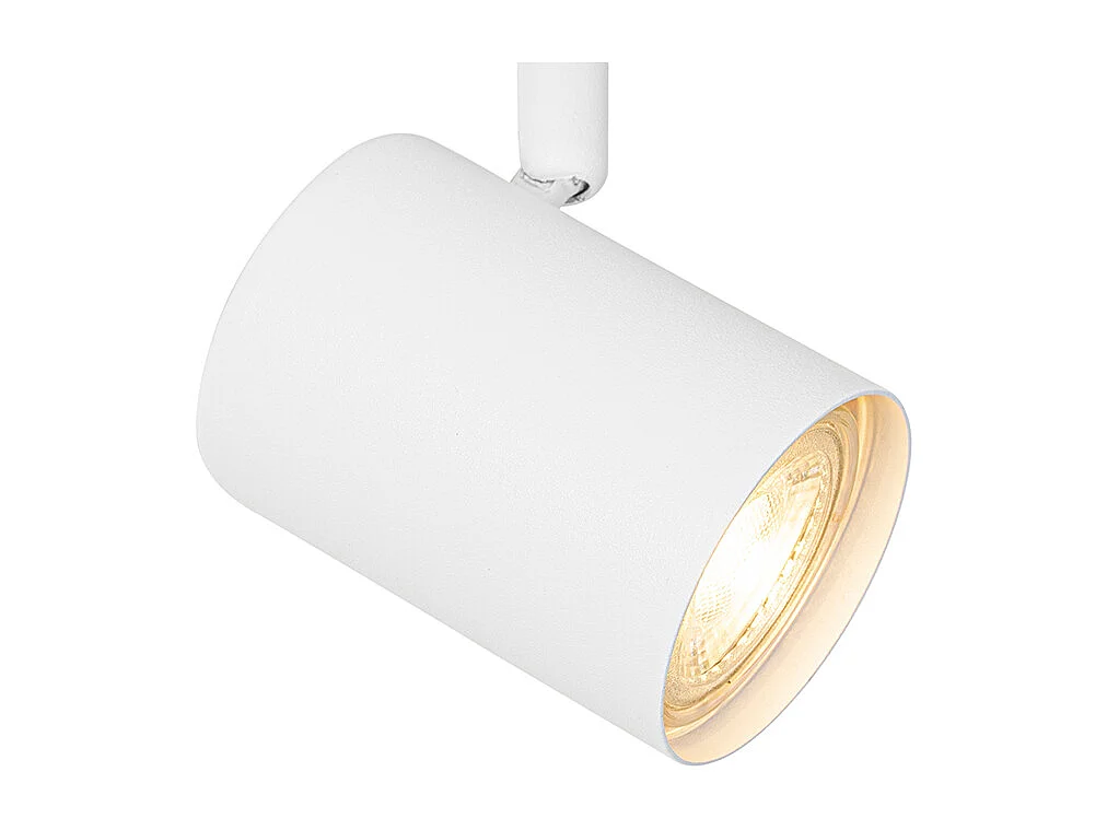 Spot moderne blanc orientable carré - Jeana