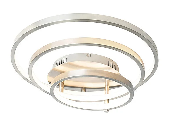 Plafonnier moderne en acier avec LED et variateur - Rondas