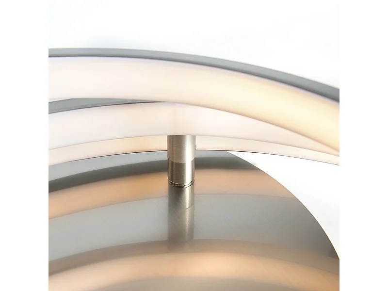 Plafonnier moderne en acier avec LED et variateur - Rondas