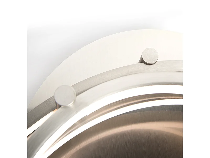 Plafonnier moderne en acier avec LED et variateur - Rondas