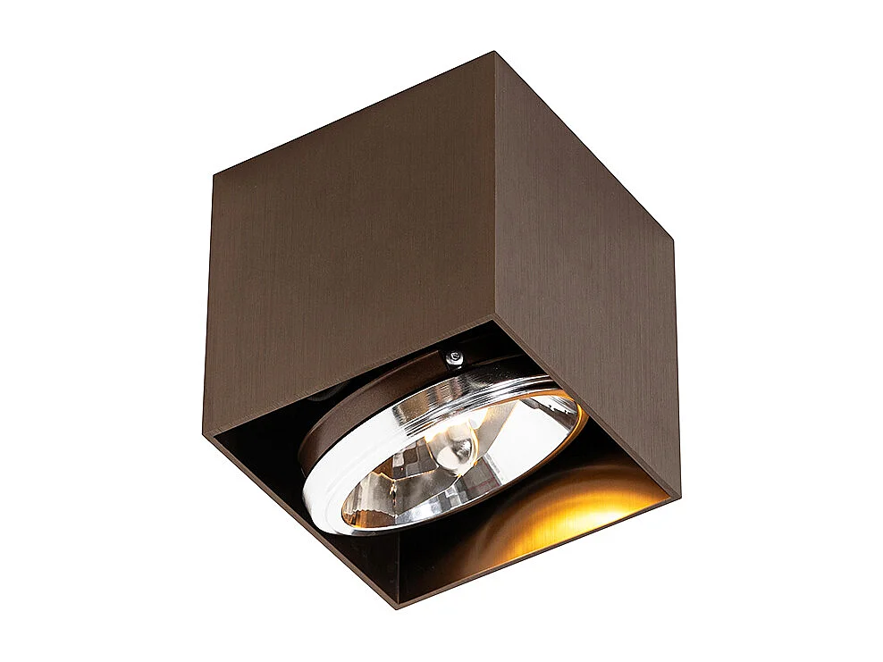 Spot design bronze foncé carré rotatif et inclinable - Box