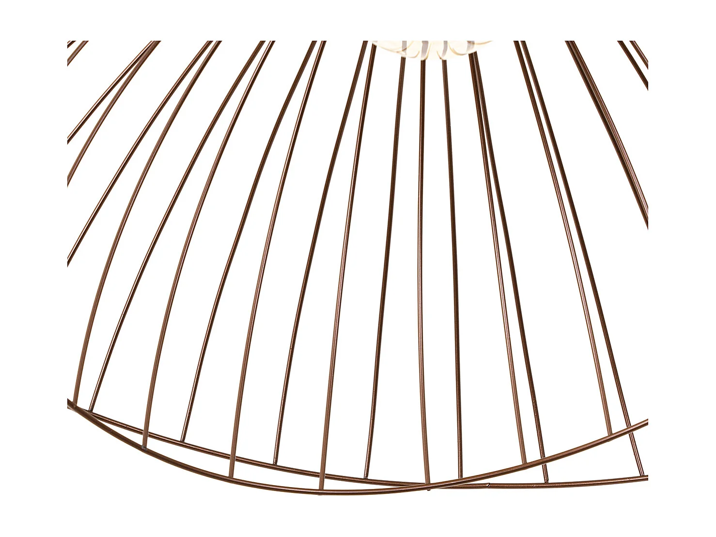 Plafonnier design bronze avec double abat-jour 45cm - Pua