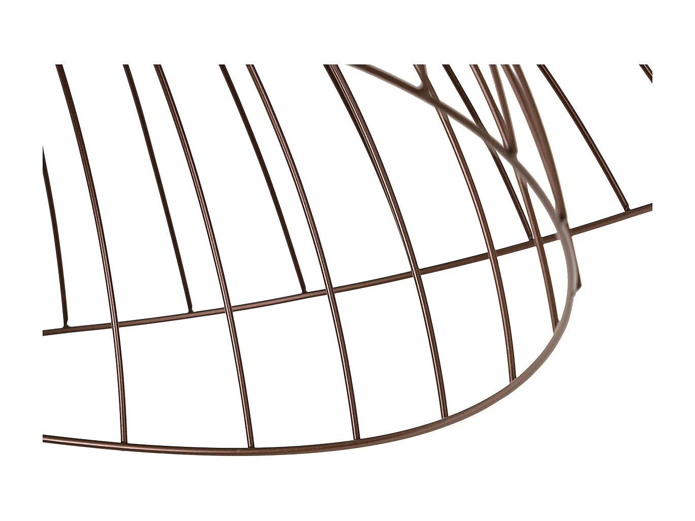 Plafonnier design bronze 45 cm - Pua