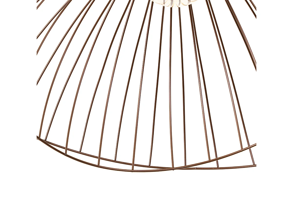 Plafonnier design bronze 45 cm - Pua